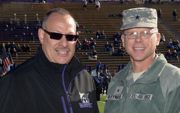 WSU football hosts military