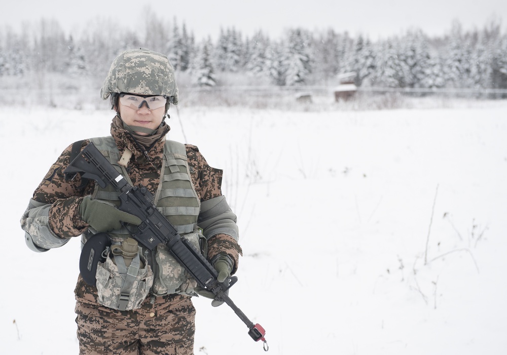 Mongolian soldiers attend US Army Alaska NCO Academy
