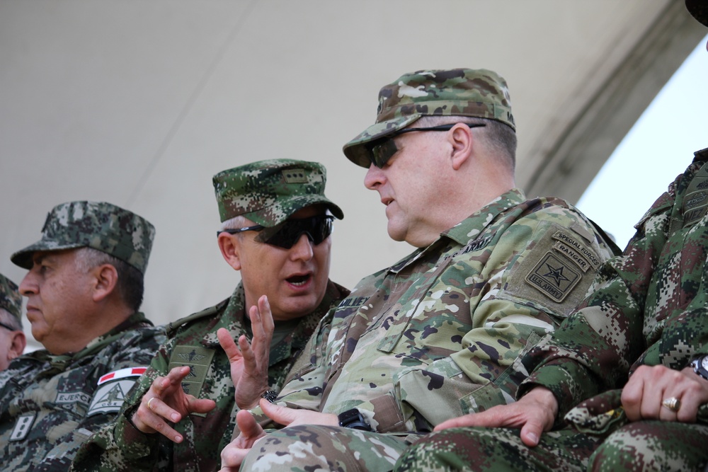 Senior army leaders from Americas join