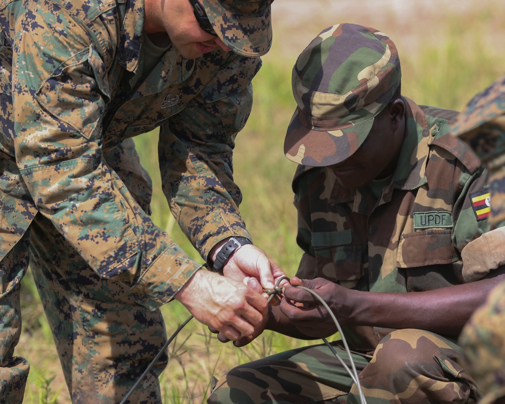 US, Ugandan forces learn about explosives