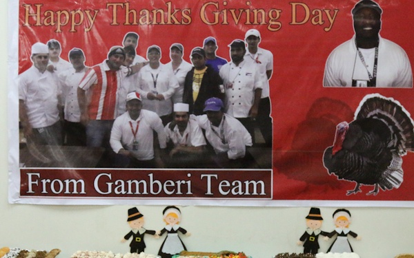 10th Mountain Division Thanksgiving home away from home cooking