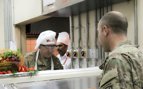 10th Mountain Division Thanksgiving home away from home cooking