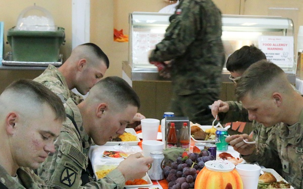 10th Mountain Division Thanksgiving home away from home cooking