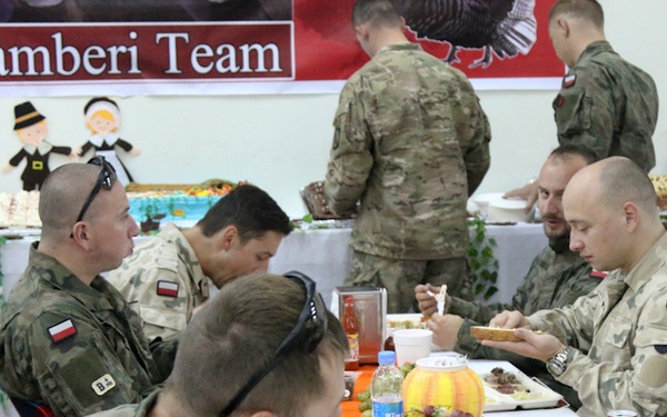10th Mountain Division Thanksgiving home away from home cooking