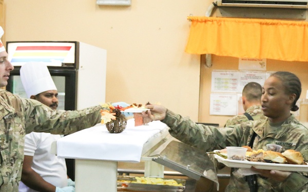 10th Mountain Division Thanksgiving home away from home cooking