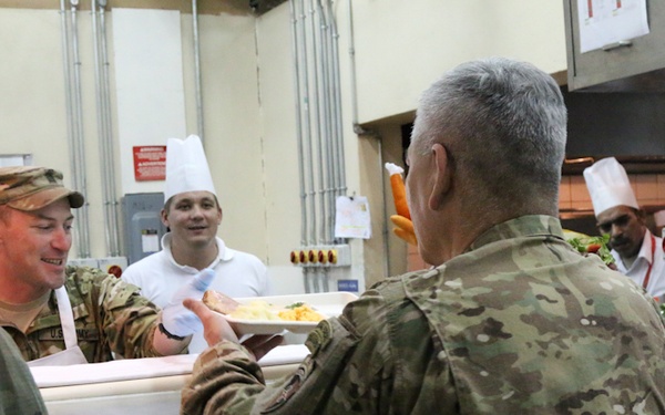 10th Mountain Division Thanksgiving home away from home cooking