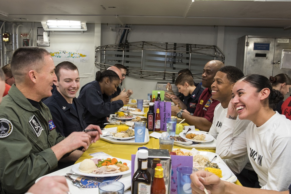 USS Harry S. Truman Thanksgiving dinner