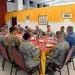 DSD and his wife took the opportunity to sit down and eat a Thanksgiving meal with service members in Al Udeid, Qatar