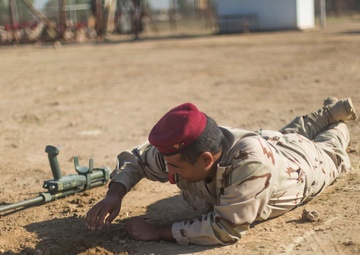 Iraqi soldiers take part in a range and urban operations training