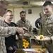 Service members celebrate Thanksgiving at sea