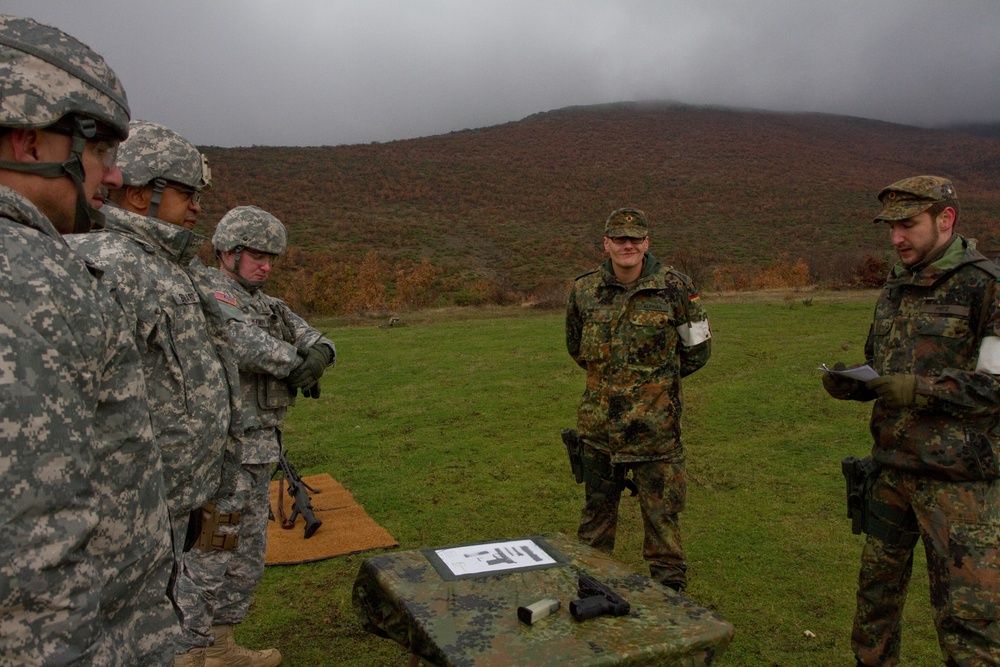 US Soldiers shoot to earn German Armed Forces Proficiency Badge in Kosovo