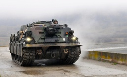 5-7 CAV tanks validate bridges and dam in Romania