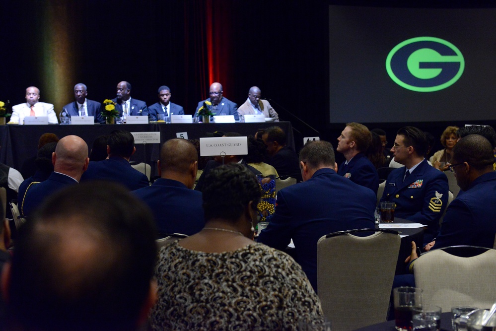 Coast Guard attends Coaches Luncheon