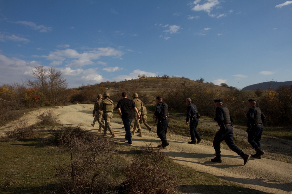 Kosovo Border Police join KFOR in patrolling Administrative Boundary Line