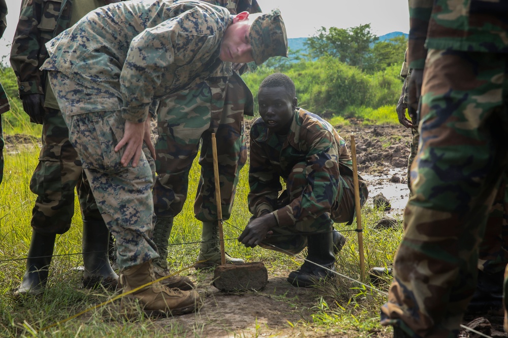 Built to Last: U.S. Marines, Ugandan soldiers fortify engineering skills