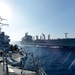 USS Ross replenishment at sea
