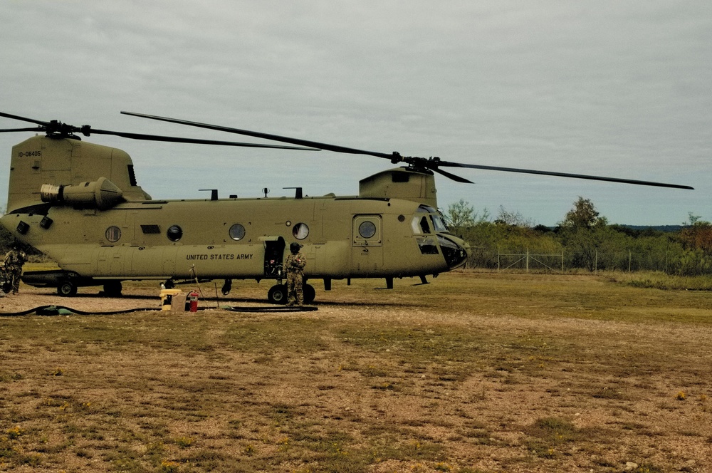 Task Force Longknife Soldiers participate in aerial gunnery