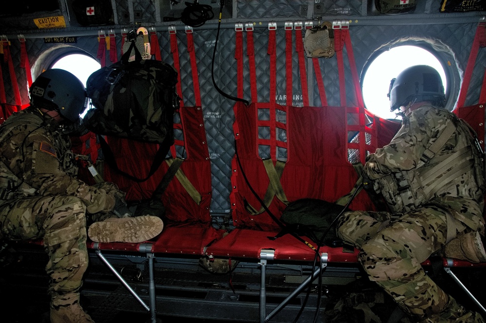 Task Force Longknife Soldiers participate in aerial gunnery