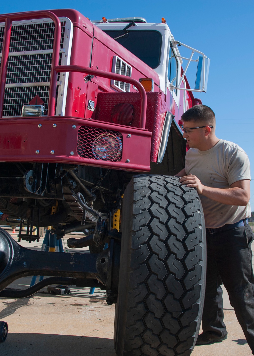 Fire truck repair saves wing thousands, ensures readiness