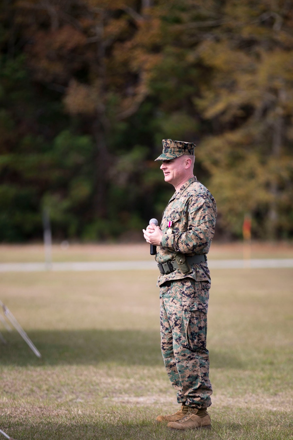 First Marine female takes command of engineer battalion