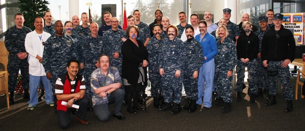 Naval Hospital Bremerton Facial Follicle Follies promotes men’s health in ‘Movember’