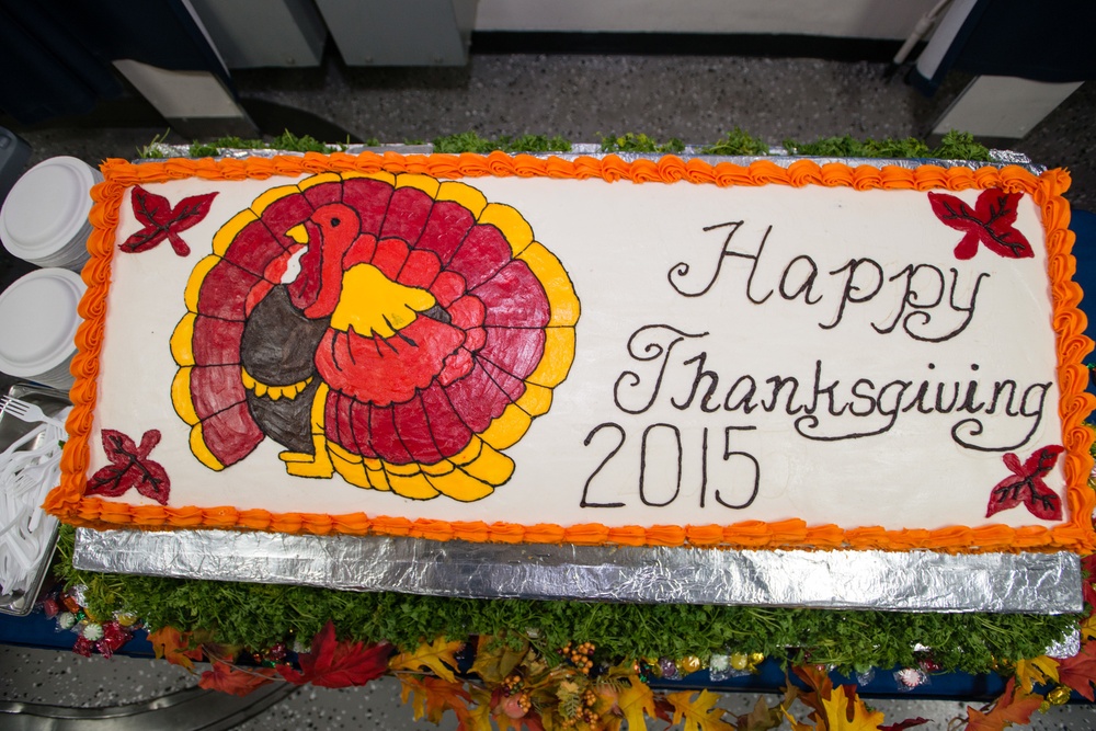 USS John C. Stennis Thanksgiving meal