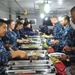 USS Blue Ridge Thanksgiving meal