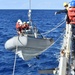 Small boat operations aboard USS Ross