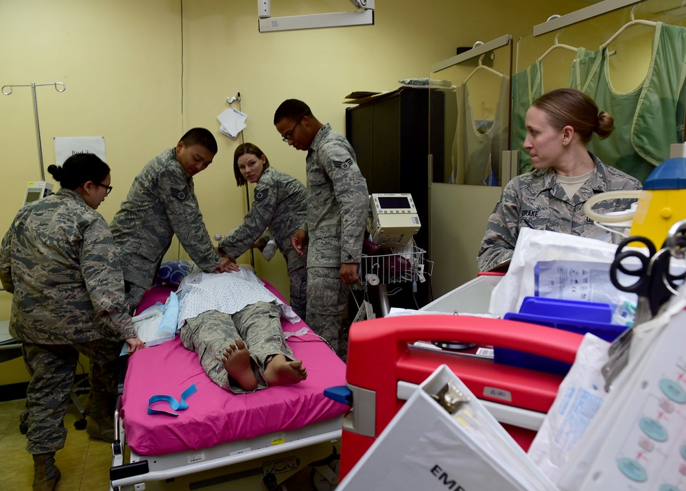 EMDG puts their skills to the test with Code Blue exercise