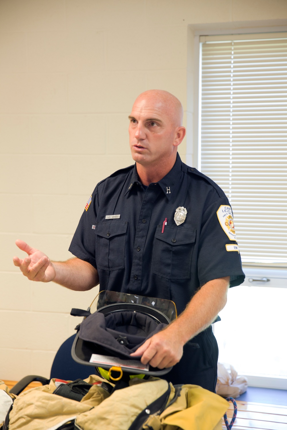 Lejeune FD emphasizes firefighter safety