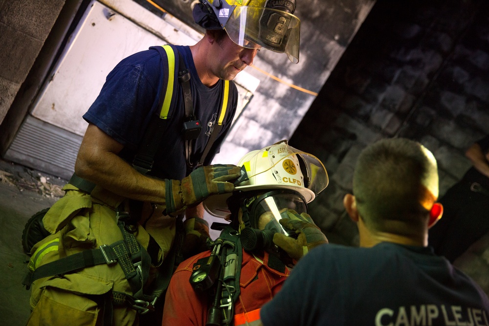 Lejeune FD emphasizes firefighter safety