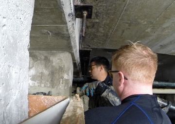 UCT 2 conducts pier repair