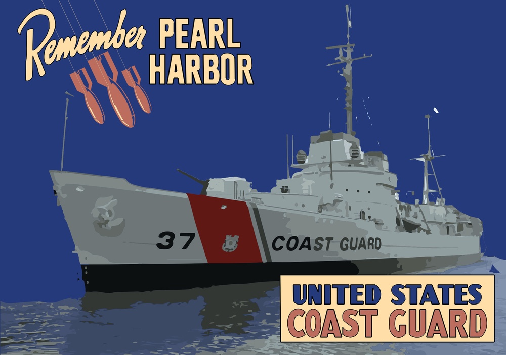 Pearl Harbor remembrance illustration