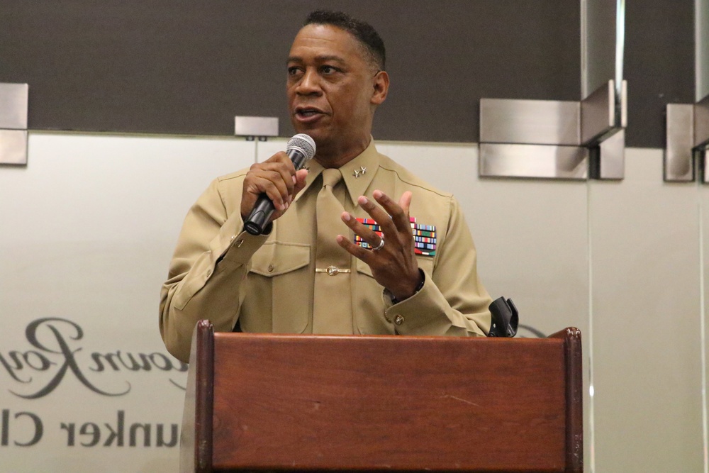 Marine Corps attends Bayou Classic welcome reception