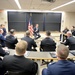 Secretary of defense met with National Security Fellows and Military Students at Harvard Kennedy School