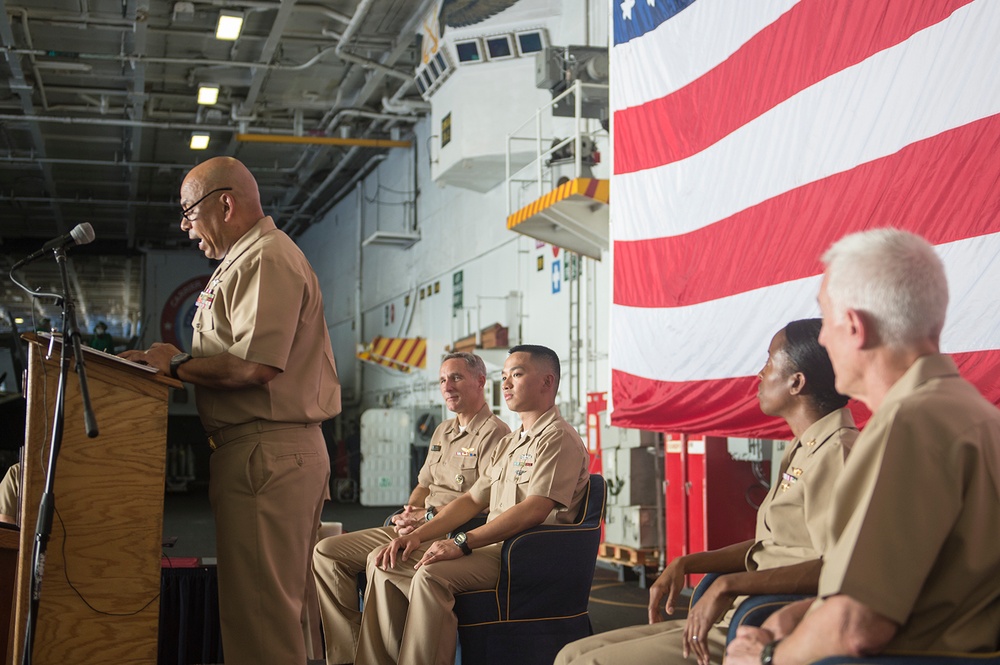 USS George Washington commissioning ceremony