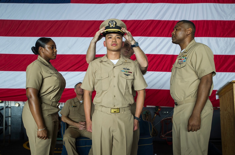 USS George Washington commissioning ceremony