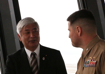 Japanese Defense Minister visits MCAS Iwakuni