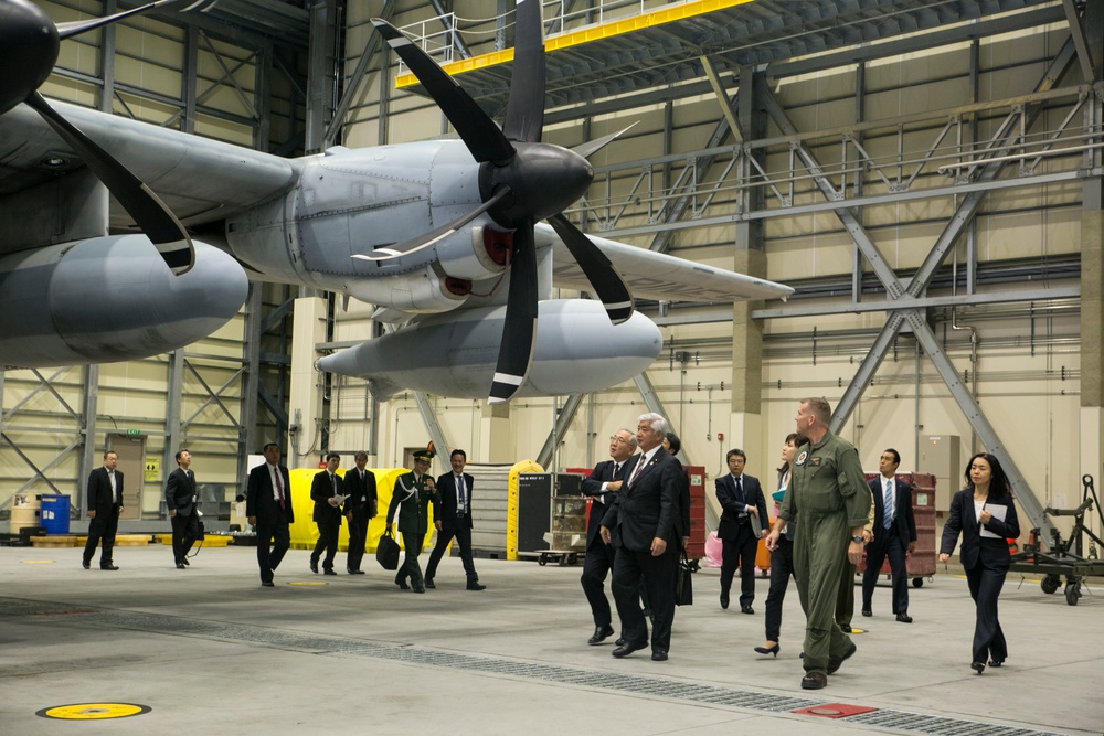Japanese Defense Minister visits MCAS Iwakuni