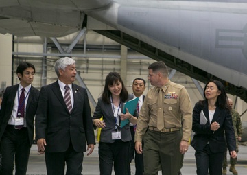 Japanese Defense Minister visits MCAS Iwakuni