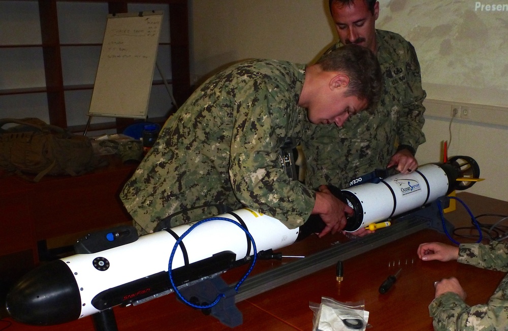 Military-to-military engagement between US and Croatian EOD divers