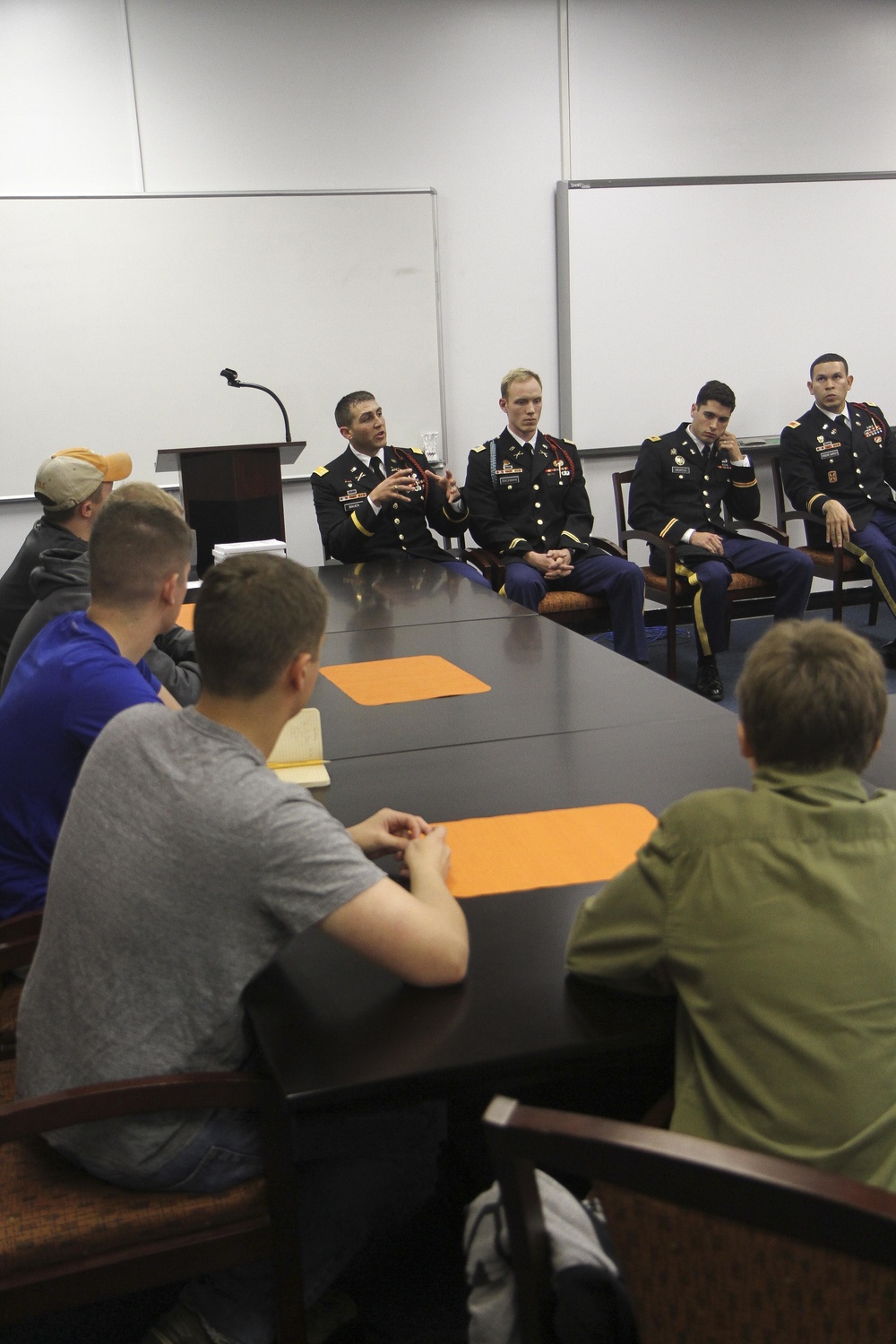 1-32 CAV lieutenants mentor future leaders