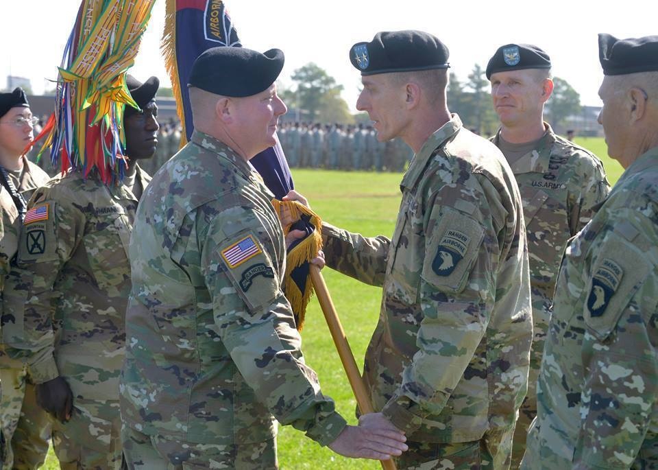 ‘Bastogne’ says farewell, welcomes new commander