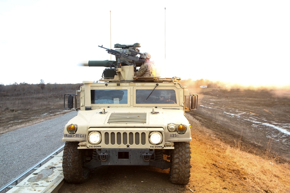 1-32 CAV fires TOW missile