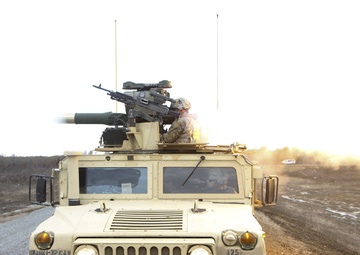 1-32 CAV fires TOW missile