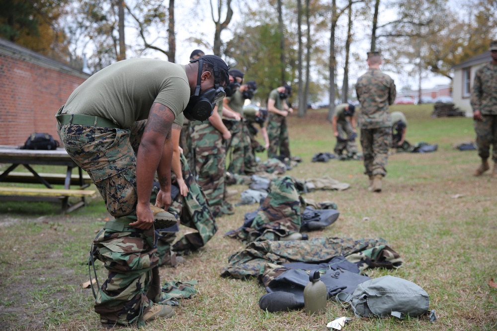 Marines prepare for worst with CBRN training drills2nd