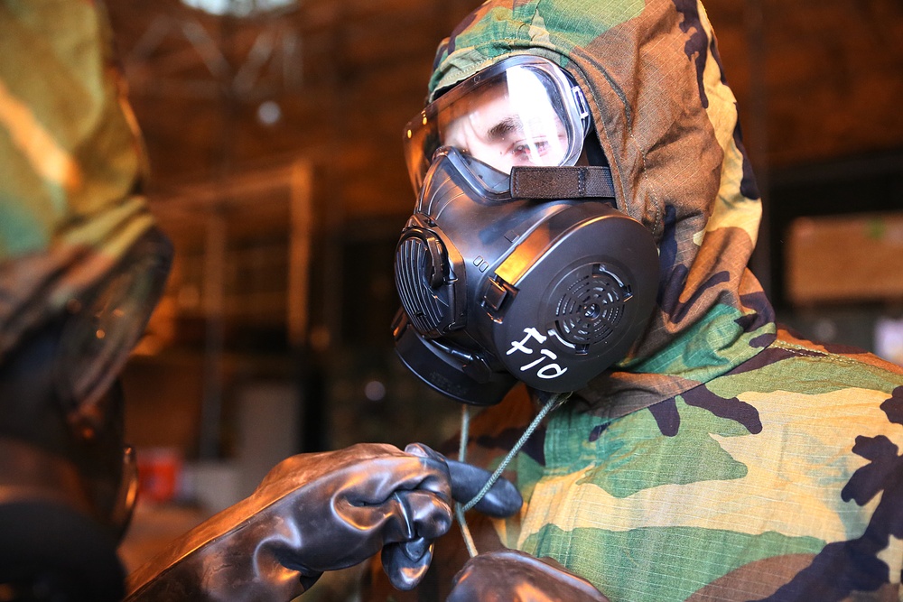 MWSS-171 Marines act swiftly, train against CBRN attacks