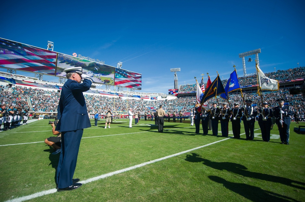 Jacksonville Jaguars Salute to Service game