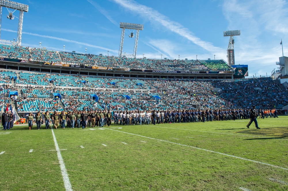 Jacksonville Jaguars Salute to Service game