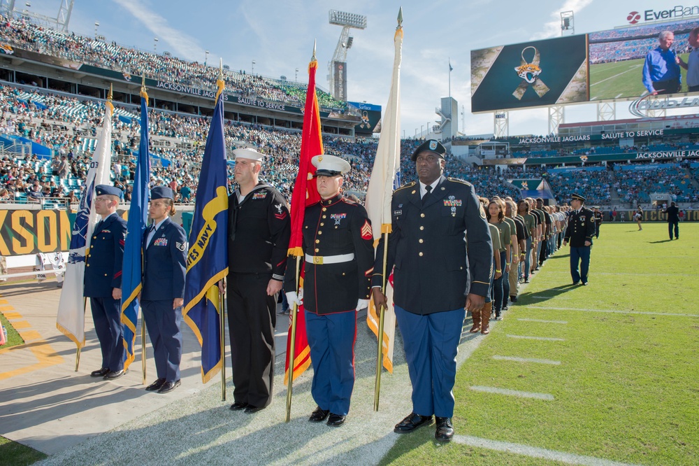 Event Feedback: NFL Military Salute - Jacksonville Jaguars vs. San Diego  Chargers